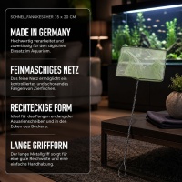 Schnellfangkescher 15 x 20 cm – Fangnetz für...